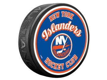 Puk New York Islanders NHL Retro Script