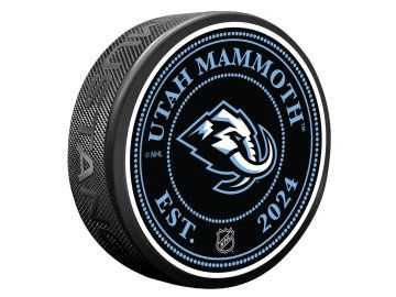 Puk Utah Mammoth NHL Stud Puck