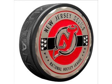 Puk New Jersey Devils NHL Stars & Stripes Medallion