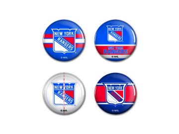 Sada placek New York Rangers NHL Button 4 Pack