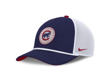 Pánská kšiltovka Chicago Cubs MLB Primetime Dri-Fit Rise Structured 5 Panel Trucker Cap tmavě modrá