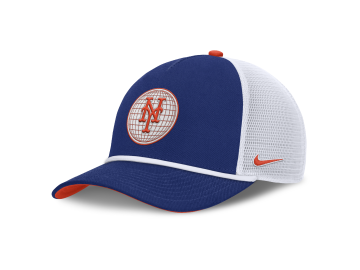 Pánská kšiltovka New York Mets MLB Primetime Dri-Fit Rise Structured 5 Panel Trucker Cap modrá