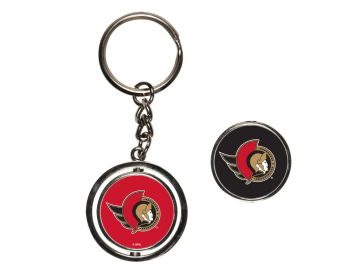 Přívěšek Ottawa Senators NHL Spinner Key Ring