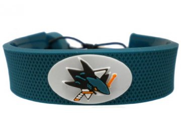 Gumový náramek - San Jose Sharks - zelený