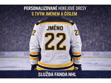 Potisk dresu NHL vlastním jménem a číslem