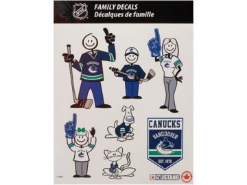 Samolepky Vancouver Canucks Family Car