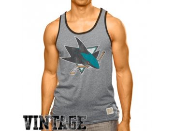 Tílko San Jose Sharks Streaky Tri-Blend