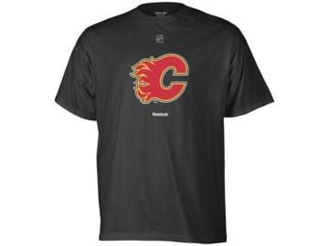 Tričko - Primary Logo - Calgary Flames - černé