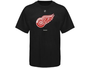 Tričko - Primary Logo - Detroit Red Wings - černé