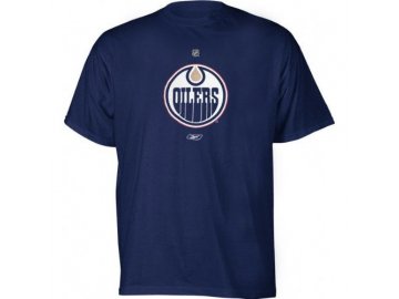 Tričko - Primary Logo - Edmonton Oilers - modré