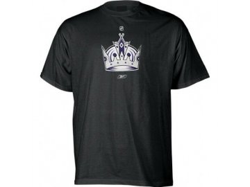 Tričko - Primary Logo - Los Angeles Kings (alternate) - černé