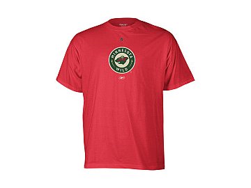 Tričko - Primary Logo - Minnesota Wild - červené