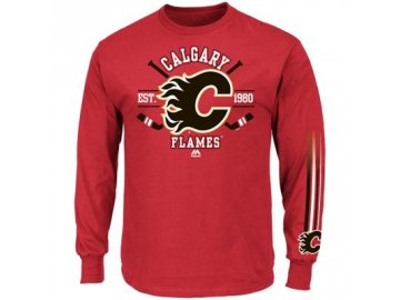 Tričko Calgary Flames Cross Check - dlouhý rukáv