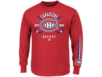 Tričko Montreal Canadiens Cross Check - dlouhý rukáv