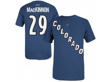 Tričko Nathan MacKinnon #29 Colorado Avalanche - modré