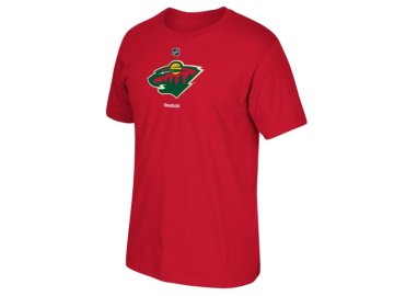 TRIČKO - MINNESOTA WILD - PRIMARY LOGO - červené