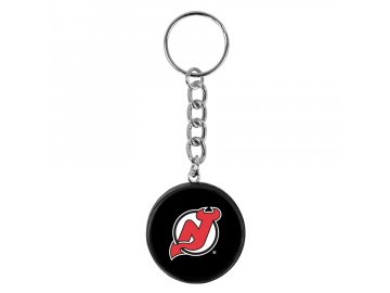 NHL přívěšek na klíče New Jersey Devils minipuk