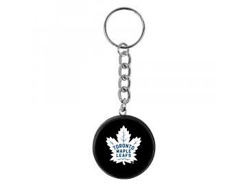 NHL přívěšek na klíče Toronto Maple Leafs minipuk
