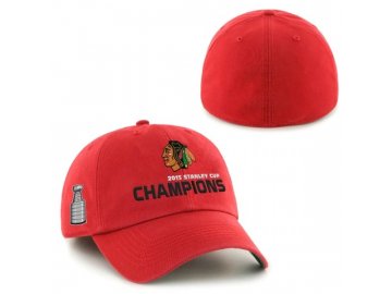 Kšiltovka Chicago Blackhawks 2015 Stanley Cup Champions Franchise RED