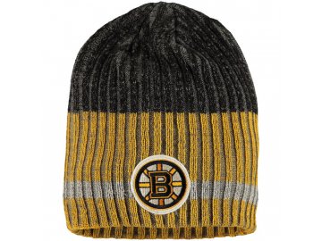 Zimní čepice Boston Bruins Reebok Face-Off Heathered Knit Beanie