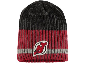 Zimní čepice New Jersey Devils Reebok Face-Off Heathered Knit Beanie
