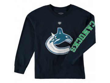 Dětské tričko Vancouver Canucks Old Time Hockey Two Hit Long Sleeve