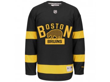 Outerstuff NHL Youth Boston Bruins Centennial Brad Marchand #63 Premier Home Jersey, Boys', L/xl, Black