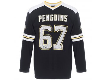NHL tričko Pittsburgh Penguins - Hockey Heavy Jersey Long Sleeve