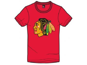 Tričko Chicago Blackhawks Majestic Jask - červené