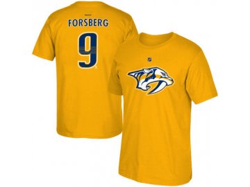 Tričko Filip Forsberg #9 Nashville Predators - Yellow