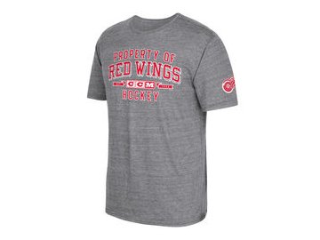 Tričko Detroit Red Wings CCM Property Block Tri-Blend