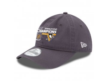 Kšiltovka Pittsburgh Penguins 2016 Stanley Cup Champions 9TWENTY Charcoal