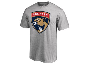 Tričko Florida Panthers Primary Logo New - šedé