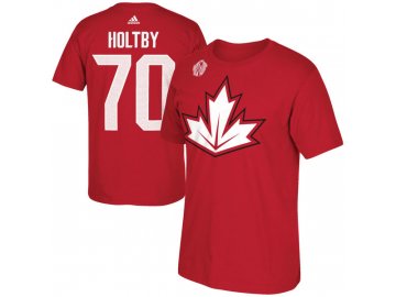 Tričko #70 Braden Holtby Team Canada Player Světový pohár 2016