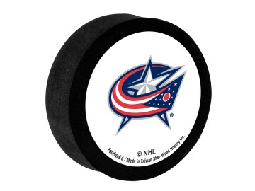 Pěnový puk Columbus Blue Jackets