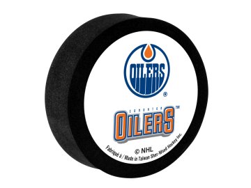 Pěnový puk Edmonton Oilers