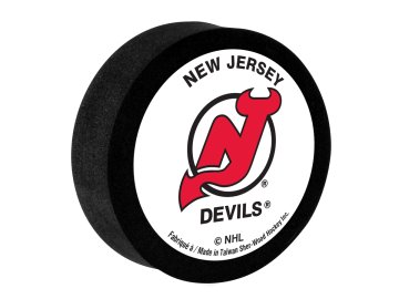 Pěnový puk New Jersey Devils Sher-Wood