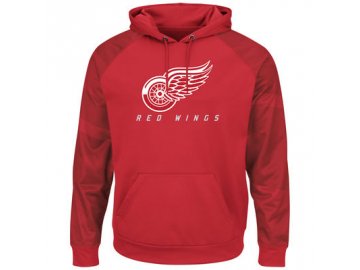 Mikina Detroit Red Wings Majestic Penalty Shot Therma Base Hoodie