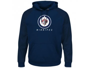 Mikina Winnipeg Jets Majestic Penalty Shot Therma Base Hoodie