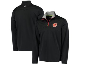 Mikina Calgary Flames Center Ice Quarter-Zip Baselayer