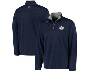 Mikina Winnipeg Jets Center Ice Quarter-Zip Baselayer