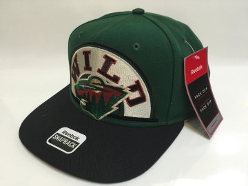 Kšiltovka Minnesota Wild Arched Snapback
