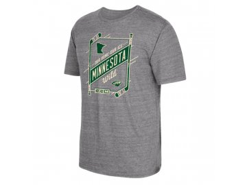 Tričko Minnesota Wild Our Home Our Ice (Velikost S, Distribuce USA)