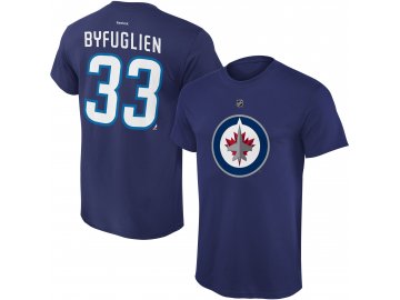 Dětské tričko Dustin Byfuglien Winnipeg Jets NHL Name & Number (Velikost Dětské L (11 - 12 let), Distribuce USA)