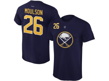 Dětské tričko Matt Moulson Buffalo Sabres NHL Name & Number (Velikost Dětské L (11 - 12 let), Distribuce USA)