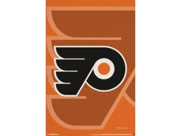 NHL Plakát Philadelphia Flyers Double Logo