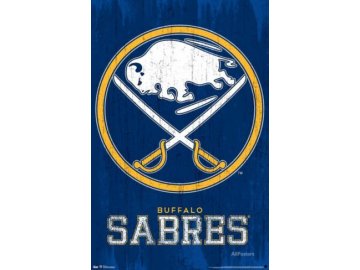 NHL Plakát Buffalo Sabres Primary Logo