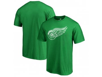Tričko Detroit Red Wings St. Patrick's Day White Logo