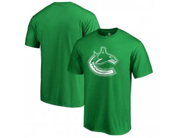 Tričko Vancouver Canucks St. Patrick's Day White Logo