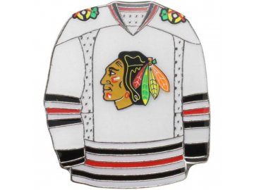 Odznak Chicago Blackhawks Jersey Pin - White